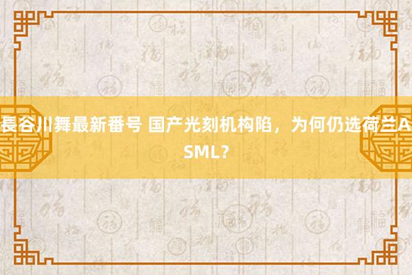 長谷川舞最新番号 国产光刻机构陷，为何仍选荷兰ASML？